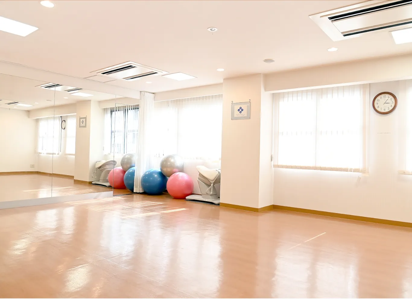 運動療法、骨盤底筋運動、エステなど女性のためのケアが充実